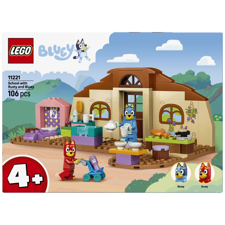 Lego Bluey School met Rusty en Bluey - 1 stuk