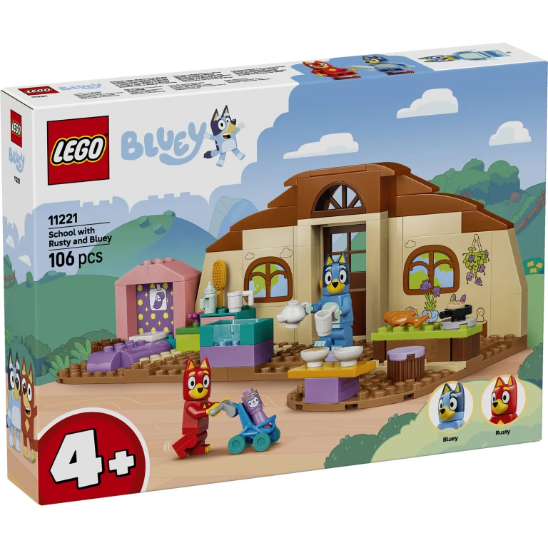 Lego Bluey School met Rusty en Bluey - 1 stuk