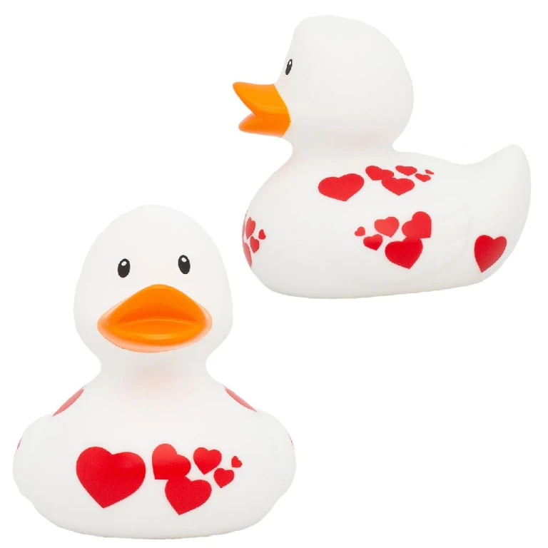 Lilalu Red Hearts Badeend 1 stuk