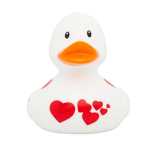 Lilalu Red Hearts Badeend