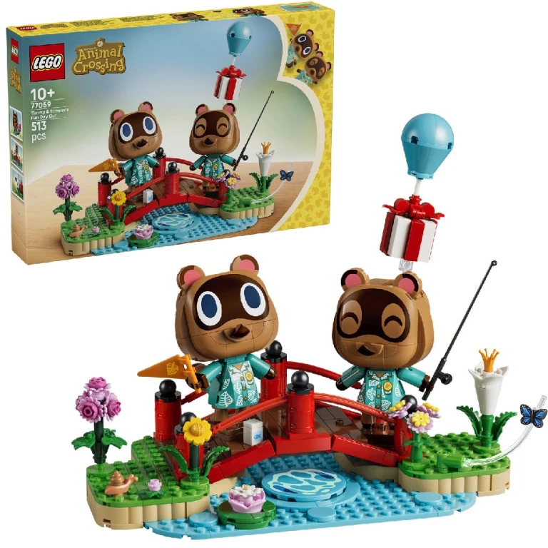 LEGO Animal Crossing Dagje Vrij Timmy & Tommy Bouwset - 1 stuk