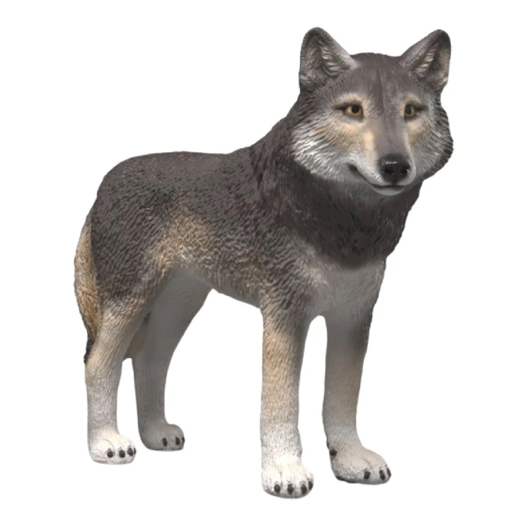 Schleich Wild Life Amerikaanse Wolf Dierenfiguur - 1 stuk