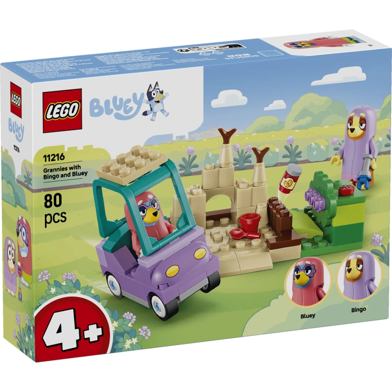 LEGO Bluey Oma's met Bingo en Bluey Bouwset - 1 stuk
