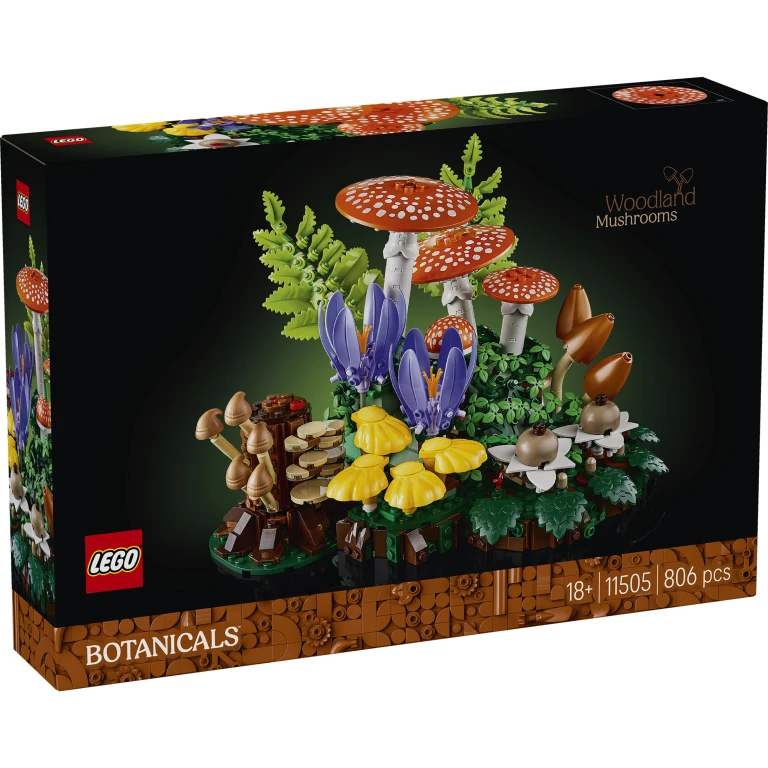 LEGO Icons Botanicals Bospaddenstoelen Bouwset - 1 stuk
