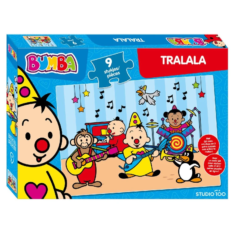 Bumba Puzzel Tralala - 9 stukjes - 1 stuk