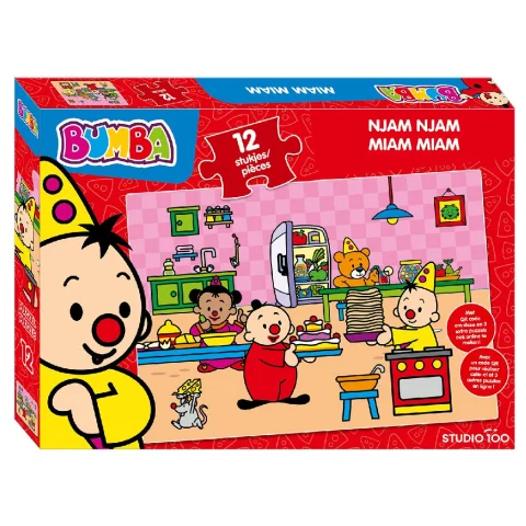 Bumba Puzzel Njam Njam 12 Stukjes