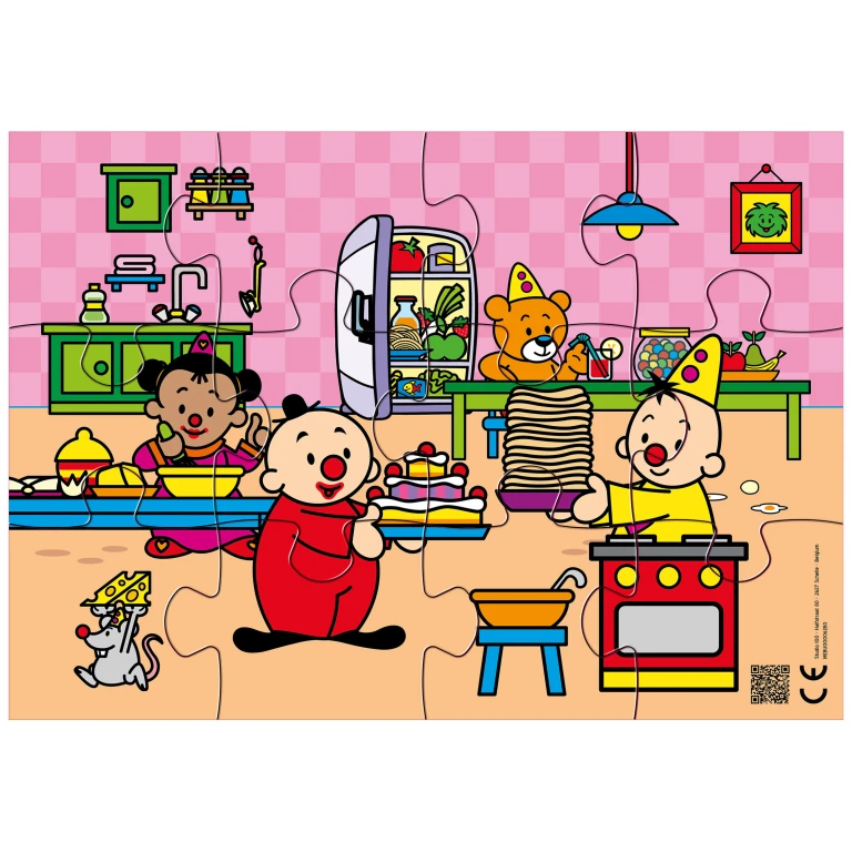 Bumba Puzzel Njam Njam - 1 stuk - 12 stukjes