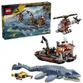 LEGO 77983 Jurassic World Mosasaurus Bootaanval