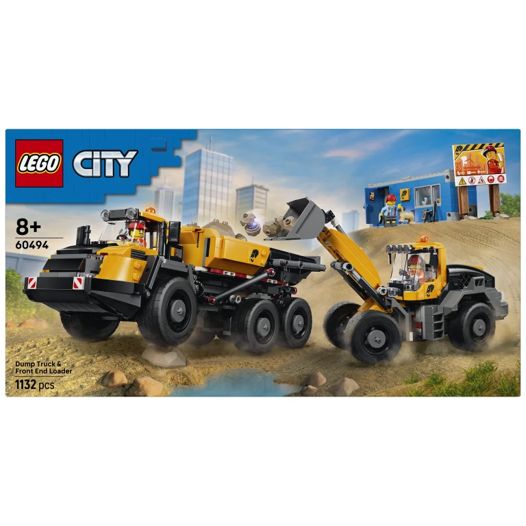 Lego 60494 City Big Vehicles Kiepwagen en Voorlader