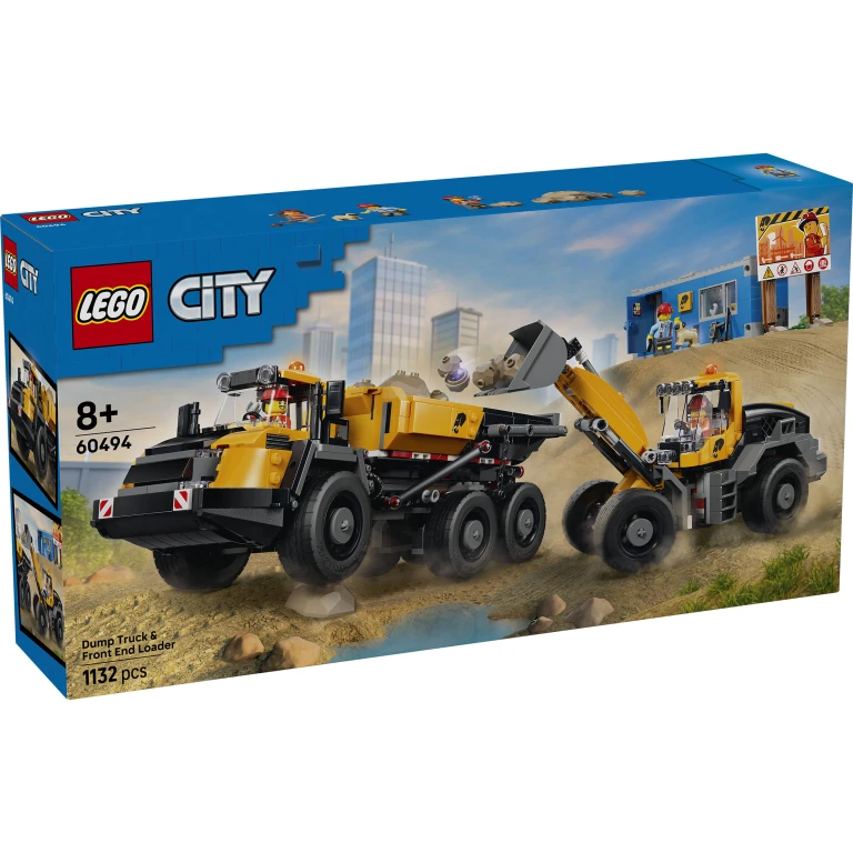 Lego 60494 City Big Vehicles Kiepwagen en Voorlader