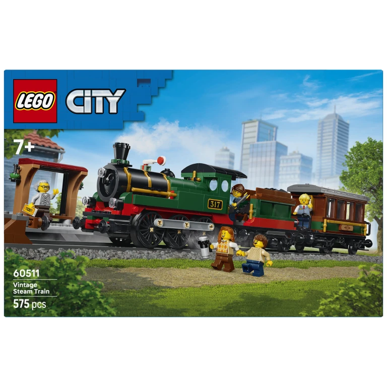 Lego 60511 City Trains Vintage Stoomtrein
