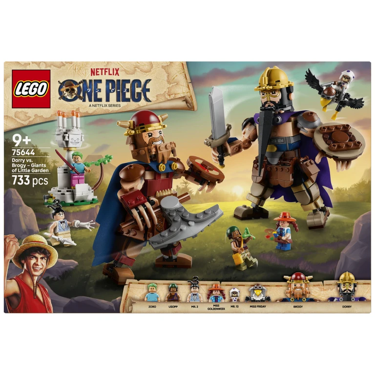 LEGO One Piece 75644 Dorry vs. Brogy – Reuzen van Kleine Gaarde