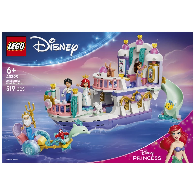 LEGO 43299 Disney Princess Ariels Trouwboot