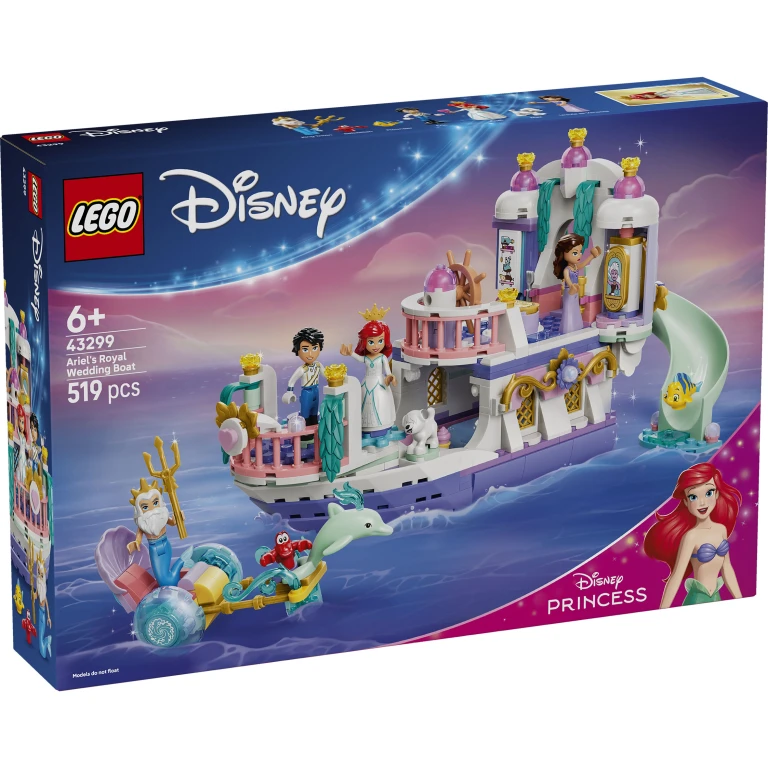 LEGO 43299 Disney Princess Ariels Trouwboot