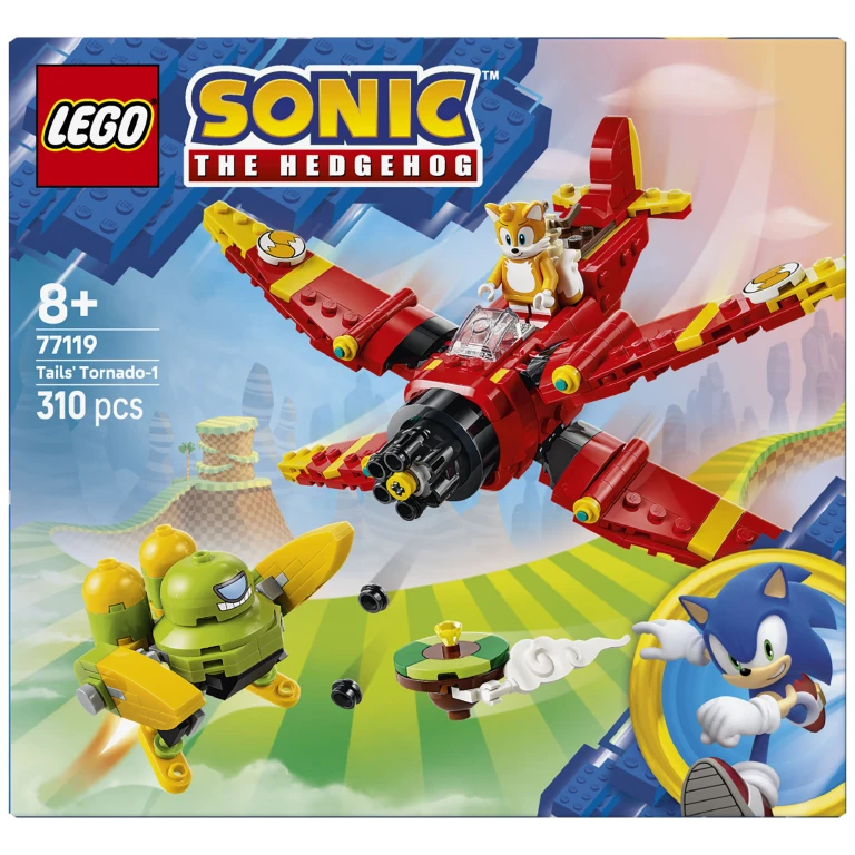 LEGO 77119 Sonic the Hedgehog Tails en Zijn Tornado-1