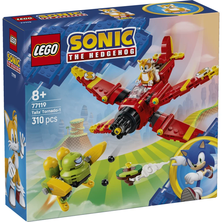 LEGO 77119 Sonic the Hedgehog Tails en Zijn Tornado-1