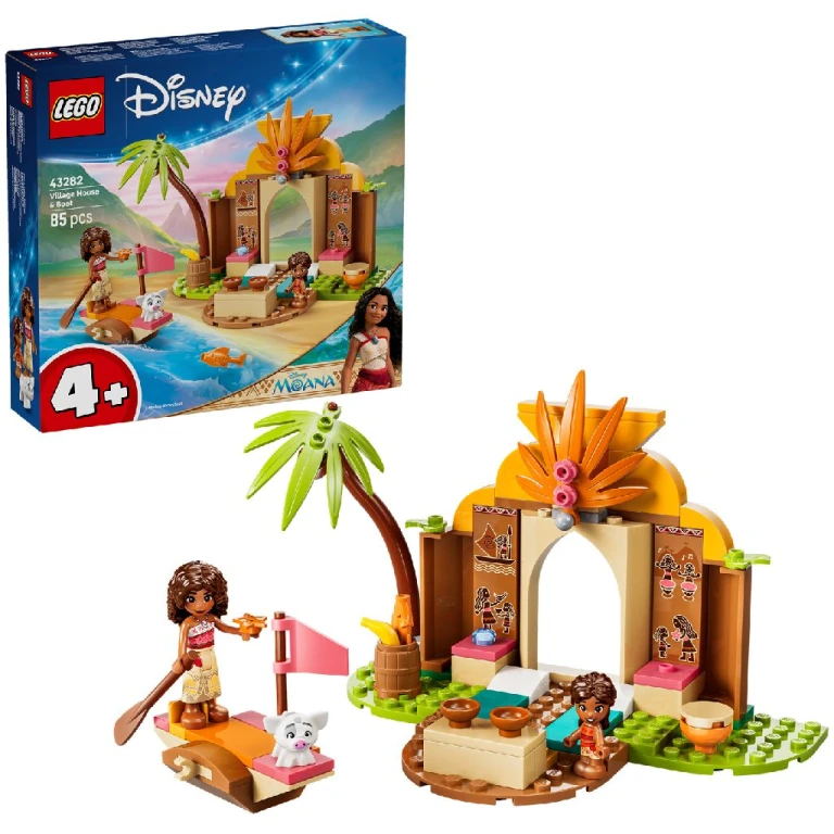 Lego 43282 Disney Princess Vaiana Dorpshuis en Boot
