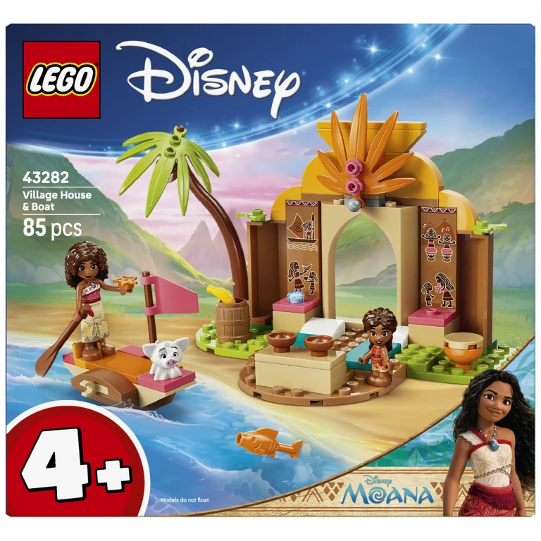 Lego 43282 Disney Princess Vaiana Dorpshuis en Boot