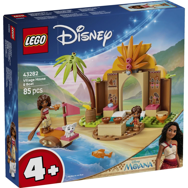 Lego 43282 Disney Princess Vaiana Dorpshuis en Boot