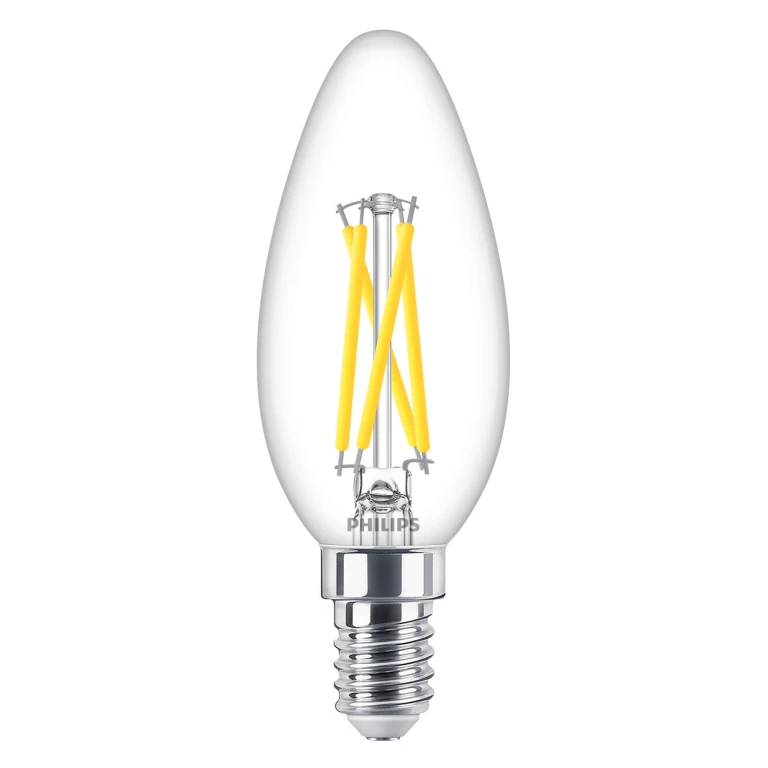 Philips LED kaarslamp E14 2.5W 340Lm helder dimbaar - 1 stuk