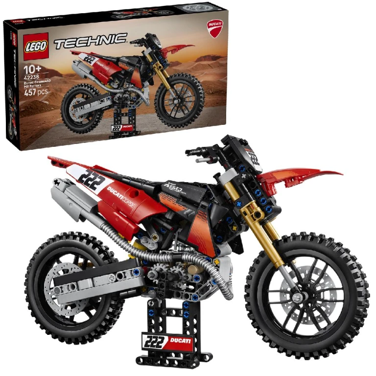 LEGO 42238 Technic Ducati Desmo450 MX Factory Motor