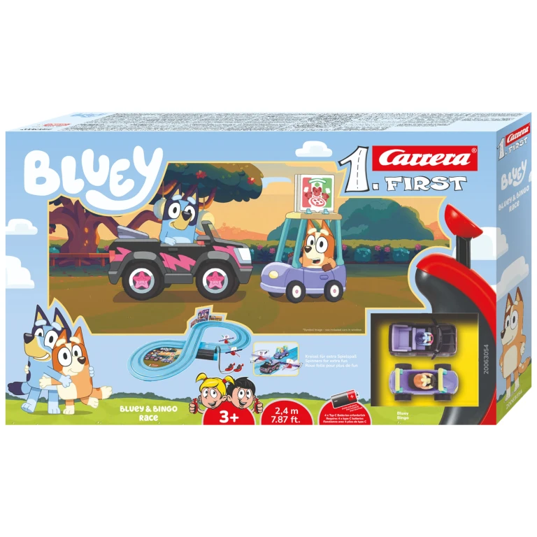 Carrera First Bluey en Bingo Racebaan (1 stuk)