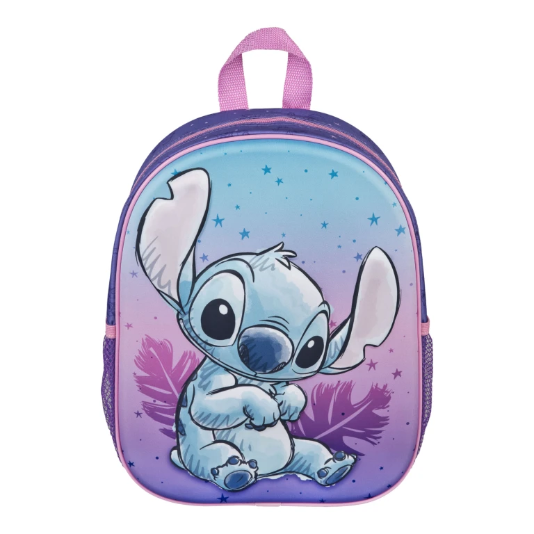 Stitch Rugzak Zwart 33 cm 3D-ontwerp