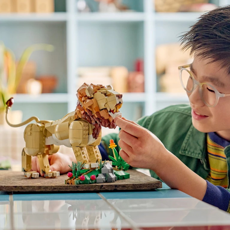 LEGO Creator 3in1 Bouwset Majestueuze Leeuw Wilde Dieren