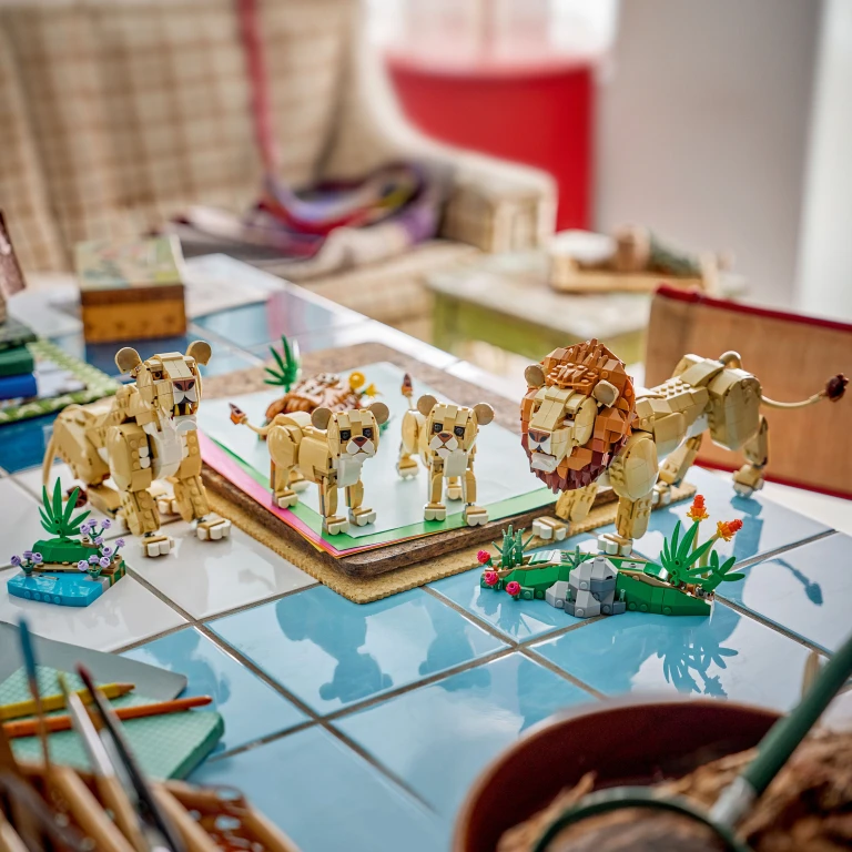 LEGO Creator 3in1 Bouwset Majestueuze Leeuw Wilde Dieren