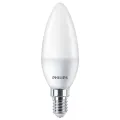 Philips LED lamp E14 2.8W 250Lm kaars mat 2 stuks