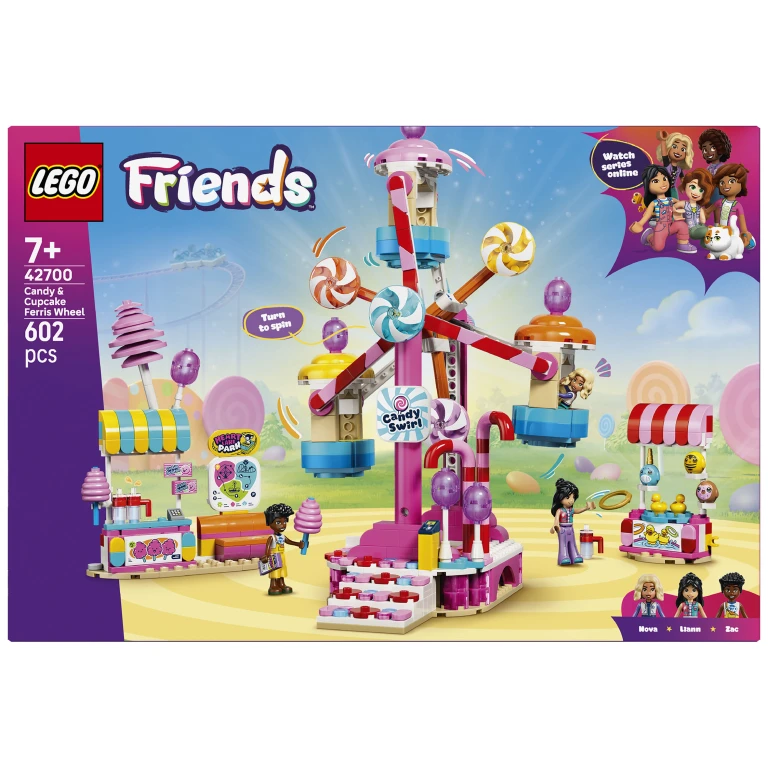 LEGO 42700 Friends Reuzenrad Snoep en Cupcakes