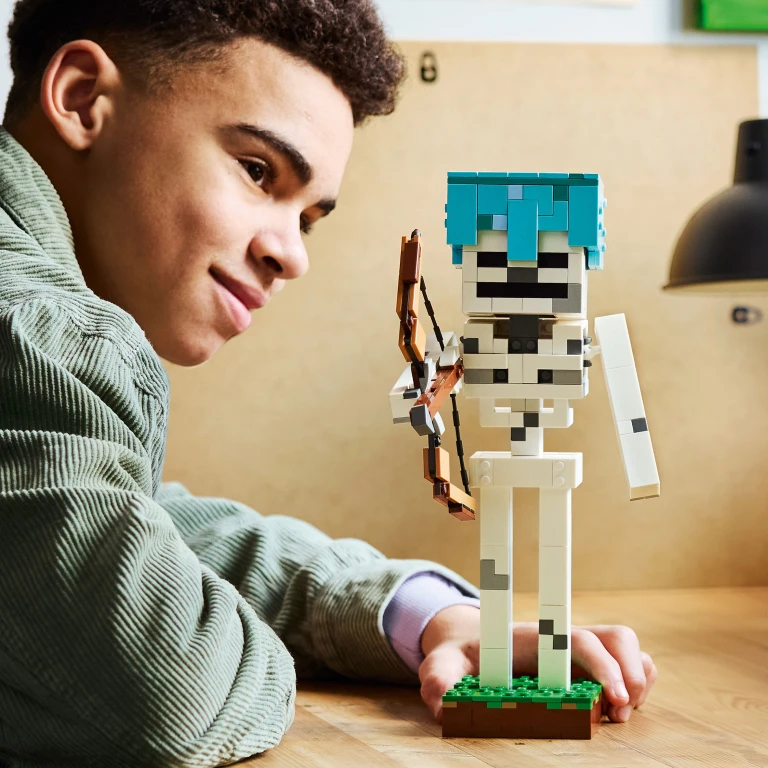 LEGO Minecraft Modelbouwset Het Skelet - 1 stuk