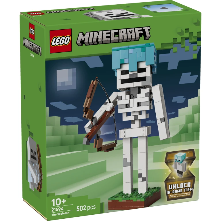 LEGO Minecraft Modelbouwset Het Skelet - 1 stuk