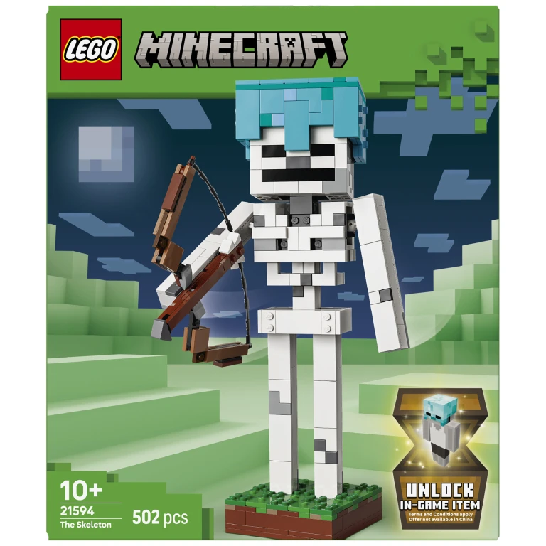 LEGO Minecraft Modelbouwset Het Skelet - 1 stuk