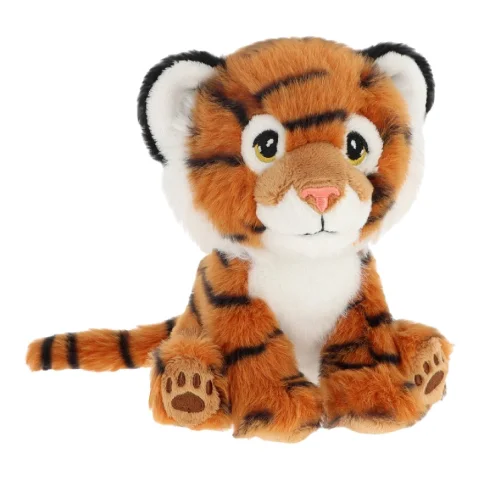Keeleco Safari Sitting Tiger 14cm