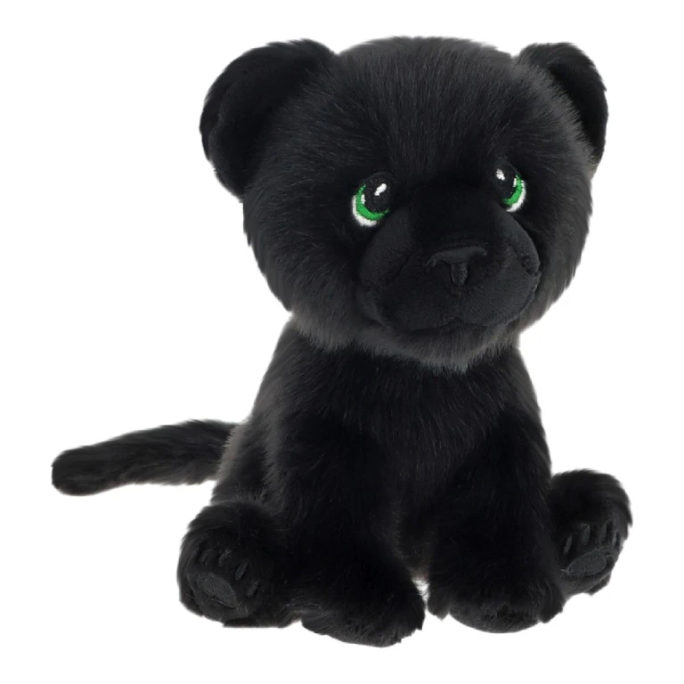 Keel Toys Knuffel Zwarte Jungle Kat 14cm