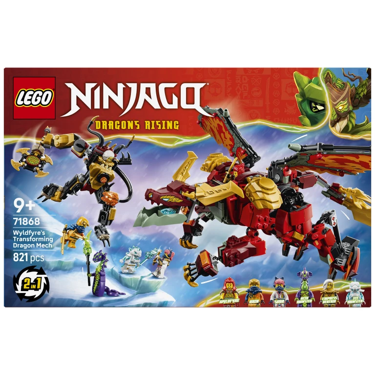 Lego 71868 Ninjago Wyldfyre Transform Drakenmecha