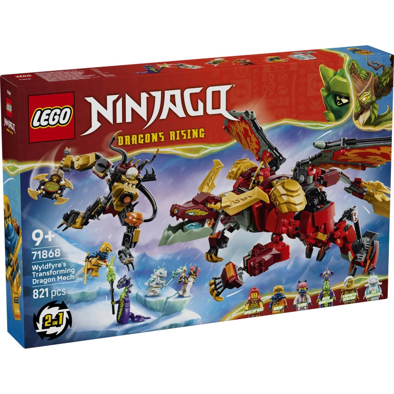 Lego 71868 Ninjago Wyldfyre Transform Drakenmecha