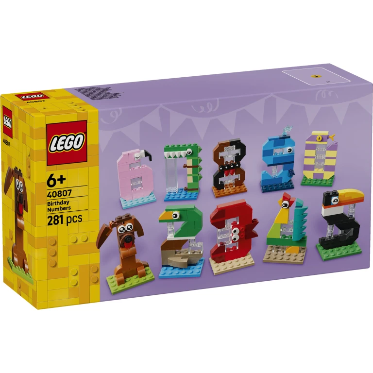 LEGO 40807 Seasonal Verjaardagscijfers