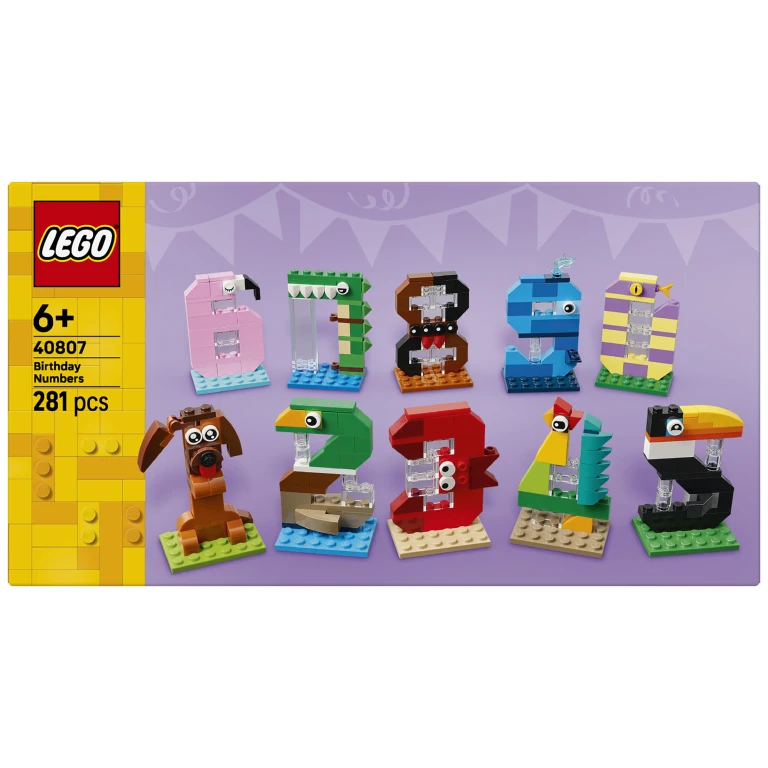 LEGO 40807 Seasonal Verjaardagscijfers