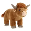 Keel Toys Knuffel Highland Cow Zwart 30 cm
