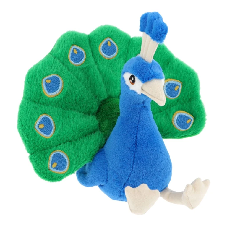 Keel Toys Knuffel Pauw Meerkleurig 20cm
