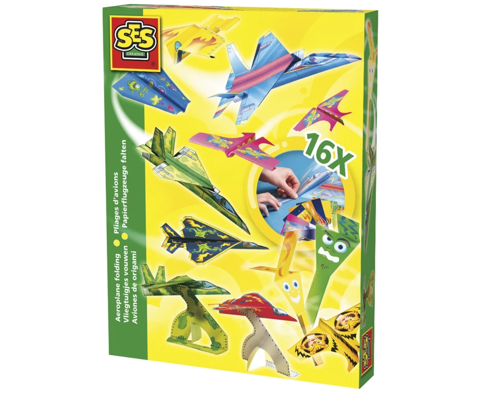 SES Vliegtuigjes Bouwen Knutselset - 1 stuk