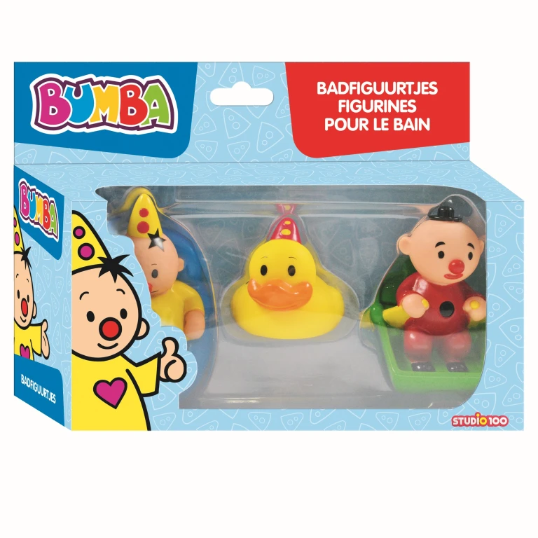 Studio 100 – Bumba Badfiguren – Set van 3