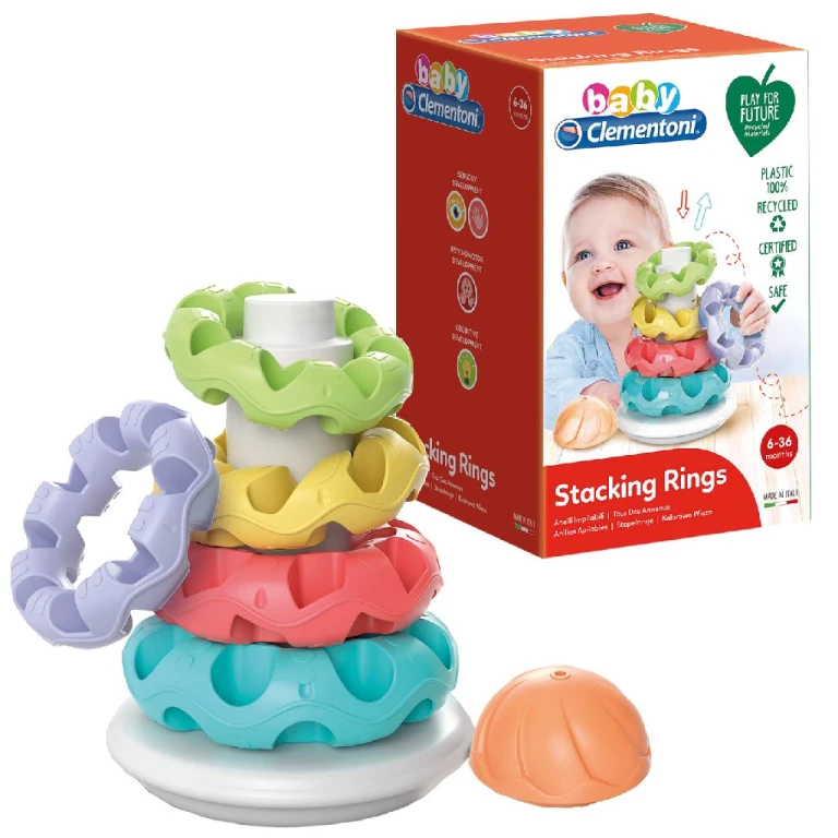 Clementoni Baby Stapelringen - set van 5