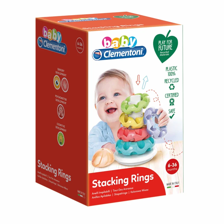 Clementoni Baby Stapelringen - set van 5