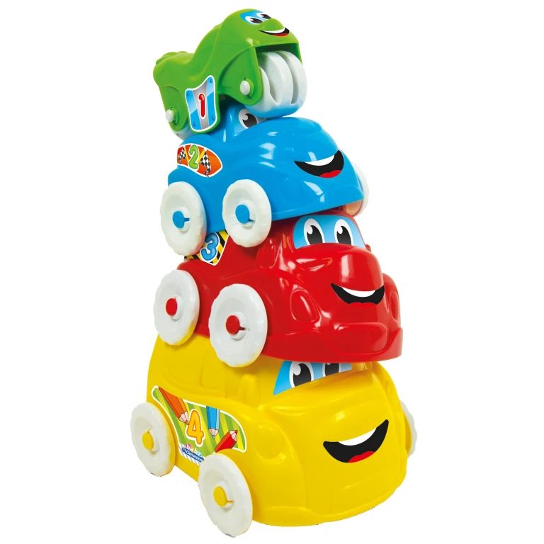 Clementoni Baby Stapelauto met groene kraan - 1 stuk
