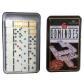 Double 6 Domino Set in Blik - 1 stuk