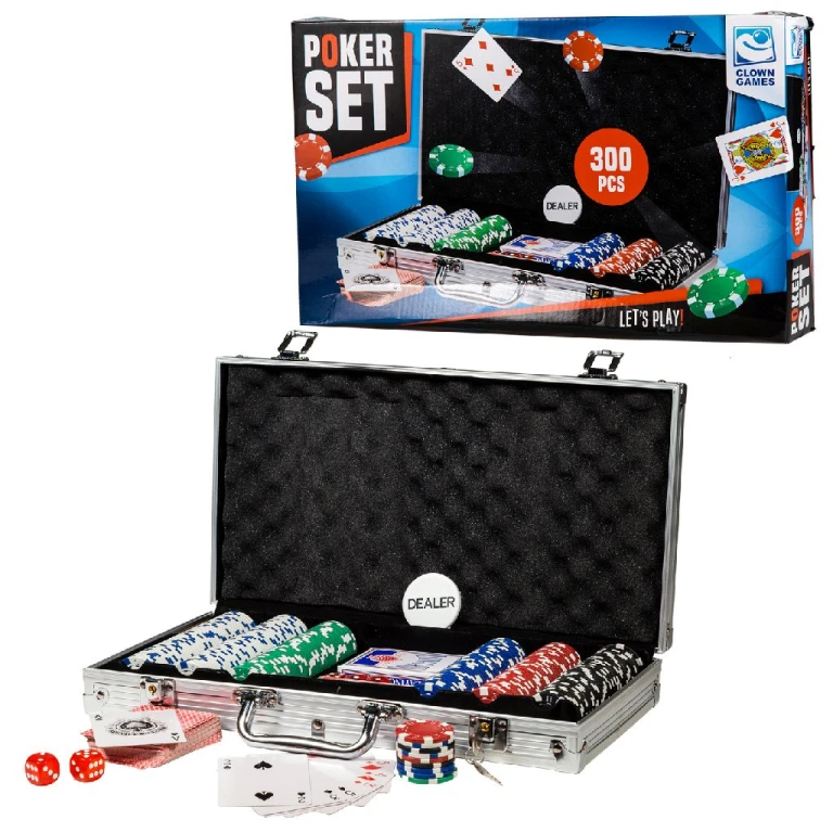 Poker Set met Alukoffer (302-delig) - 1 stuk