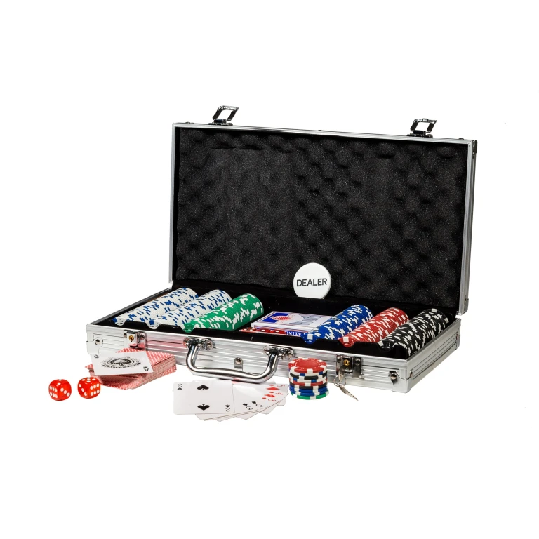 Poker Set met Alukoffer (302-delig) - 1 stuk